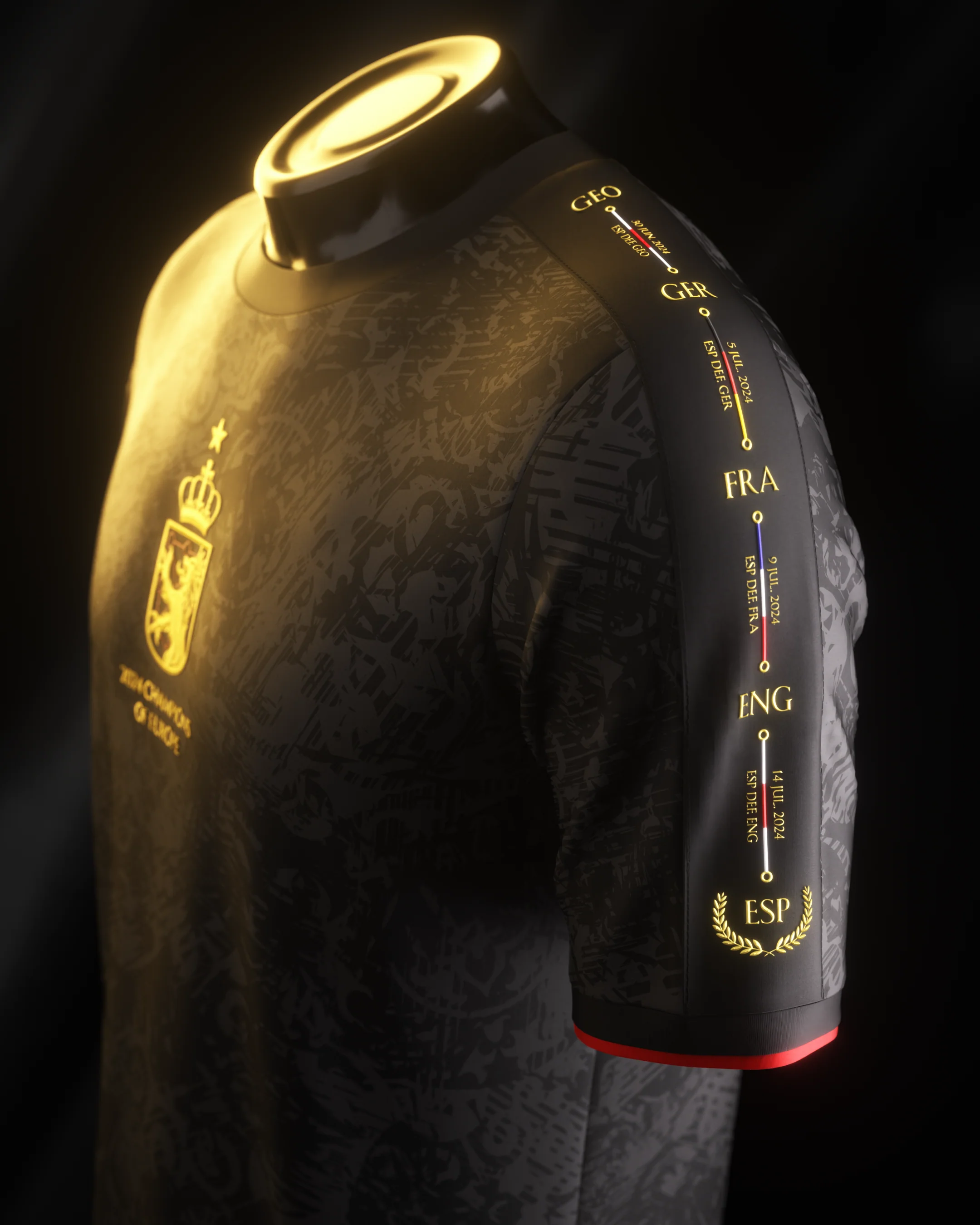 Spain 2024 Euros Champion Jersey (Los Toros) - Image 5